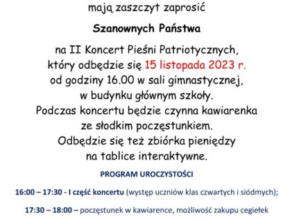 II Koncert Pieśni Patriotycznych