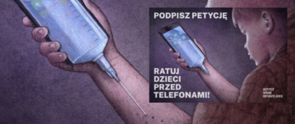,,Ratuj dzieci przed telefonami"