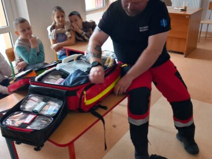 22.03.2024 - Szkolenie na temat pierwszej pomocy uczniów klas drugich