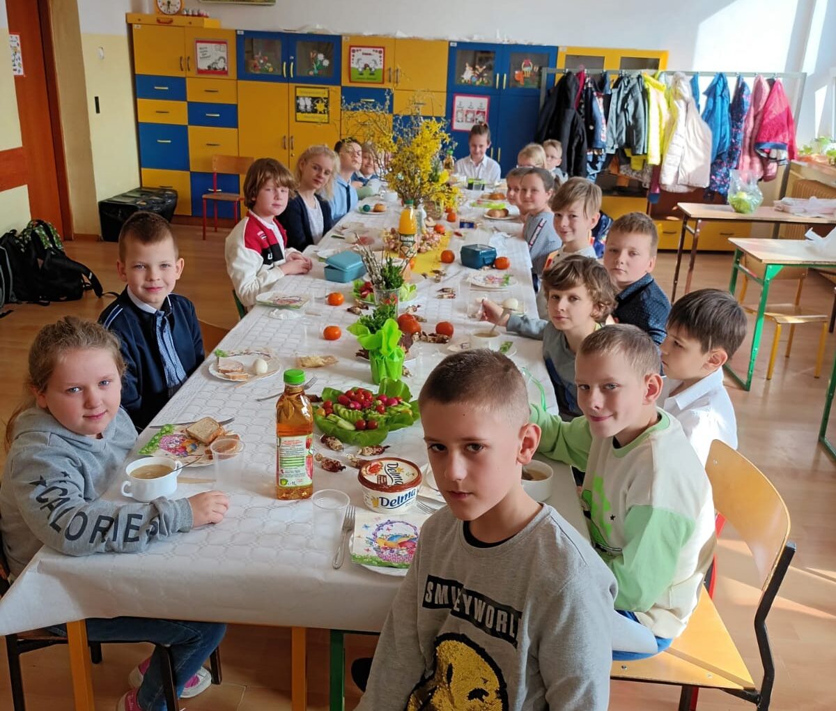 Świąteczne śniadanie w klasie 3b